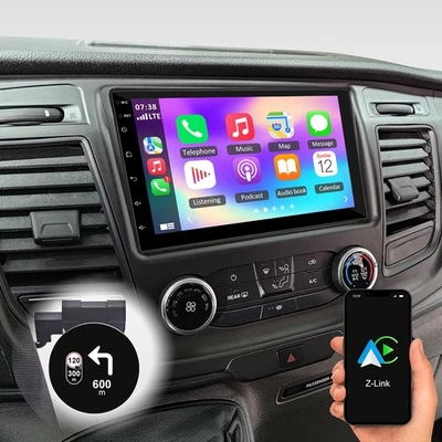 Apple Carplay Für Ford Transit 2007-2014 Android 14 Autoradio GPS SWC WIFI FM BT - Bild 1 von 4