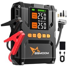 9000A Car Jump Starter Air Compressor Cordless Pump Battery Booster Power Bank