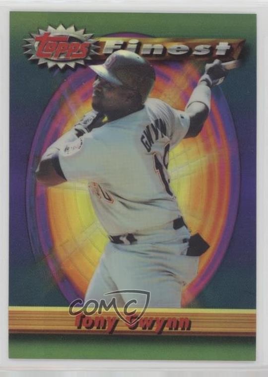 1994 Topps Finest Refractor Tony Gwynn #201 HOF 01ah
