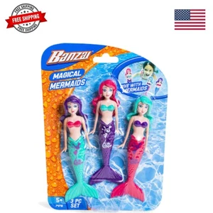 Fun Stuff Spring and Summer 3 Piece Magical Mermaid Dolls, in Assorted Colors
