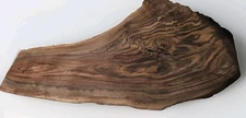 Claro Black Walnut Live edge Stump Burl cut slab, table, insane grain