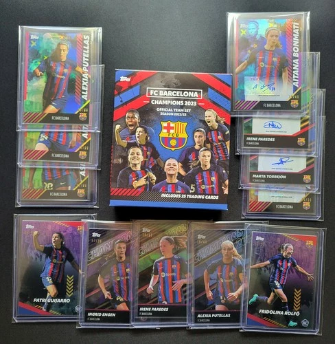 Topps FC Barcelona 2023 Champions Official Team Set - You Pick Player