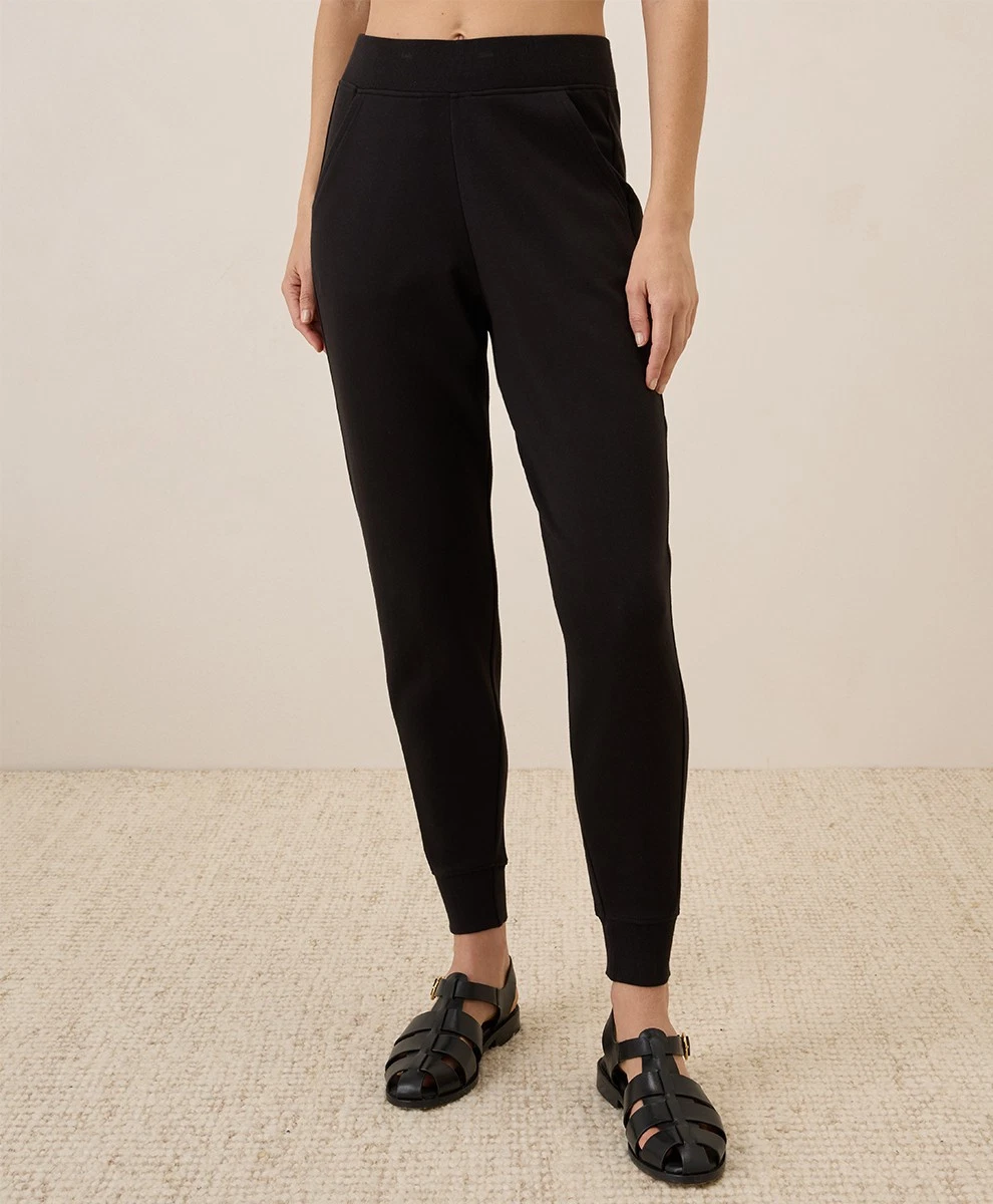 Pact Women's Airplane Jogger Pants Black 2X-Large Comfortable Stylish Bottoms