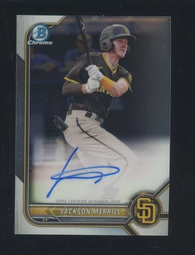 2022 Bowman Chrome #CPA-JME Jackson Merrill AUTO PADRES