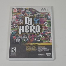 DJ Hero (Wii, 2009) Complete CIB Nintendo