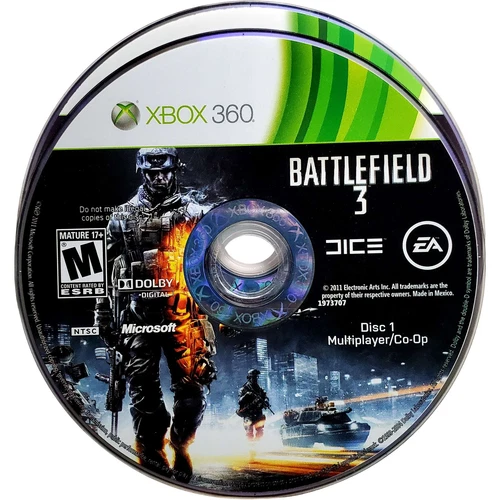 Scratch-Free - Battlefield 3 - Microsoft Xbox 360 Excellent Tested Original