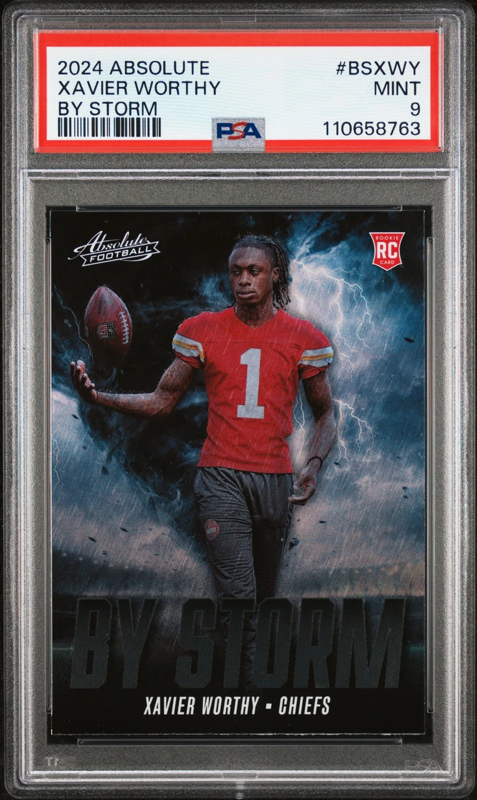 Xavier Worthy Panini Absolute By Storm #BSXWY Base