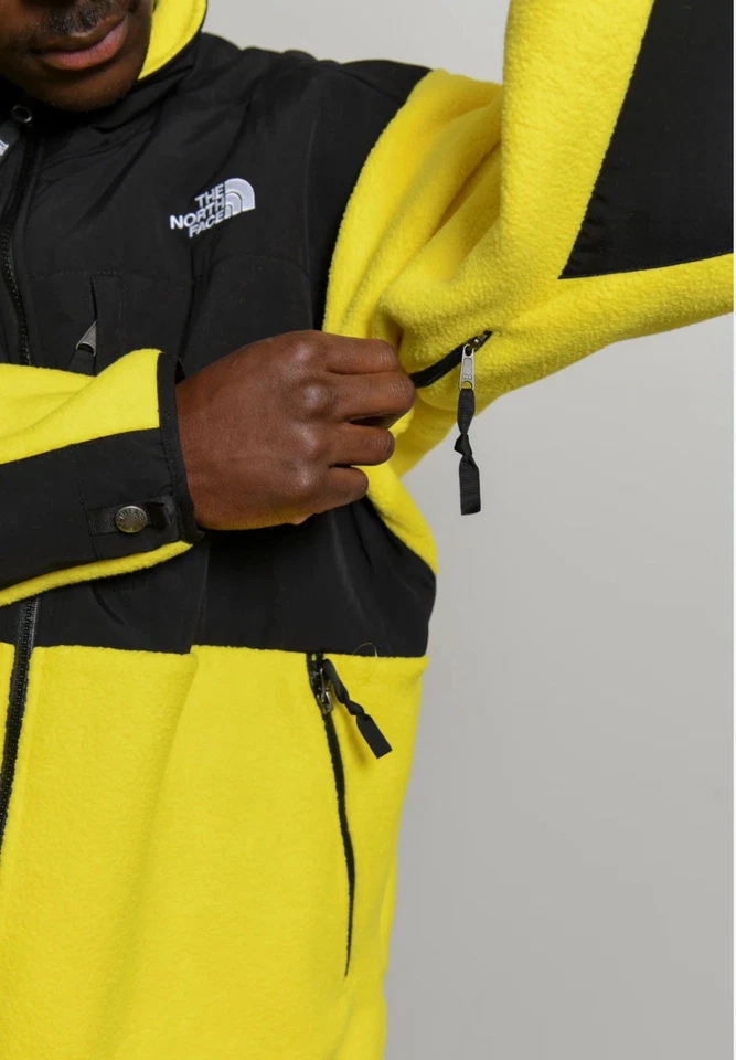 NORTH FACE MEN'S DENALI FLEECE JACKET retro 95’ Summit Gold LG BNWT authentic - Image 4 of 4