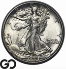1934-D Walking Liberty Half Dollar *Key Date, Lower Mintage* Choice BU++