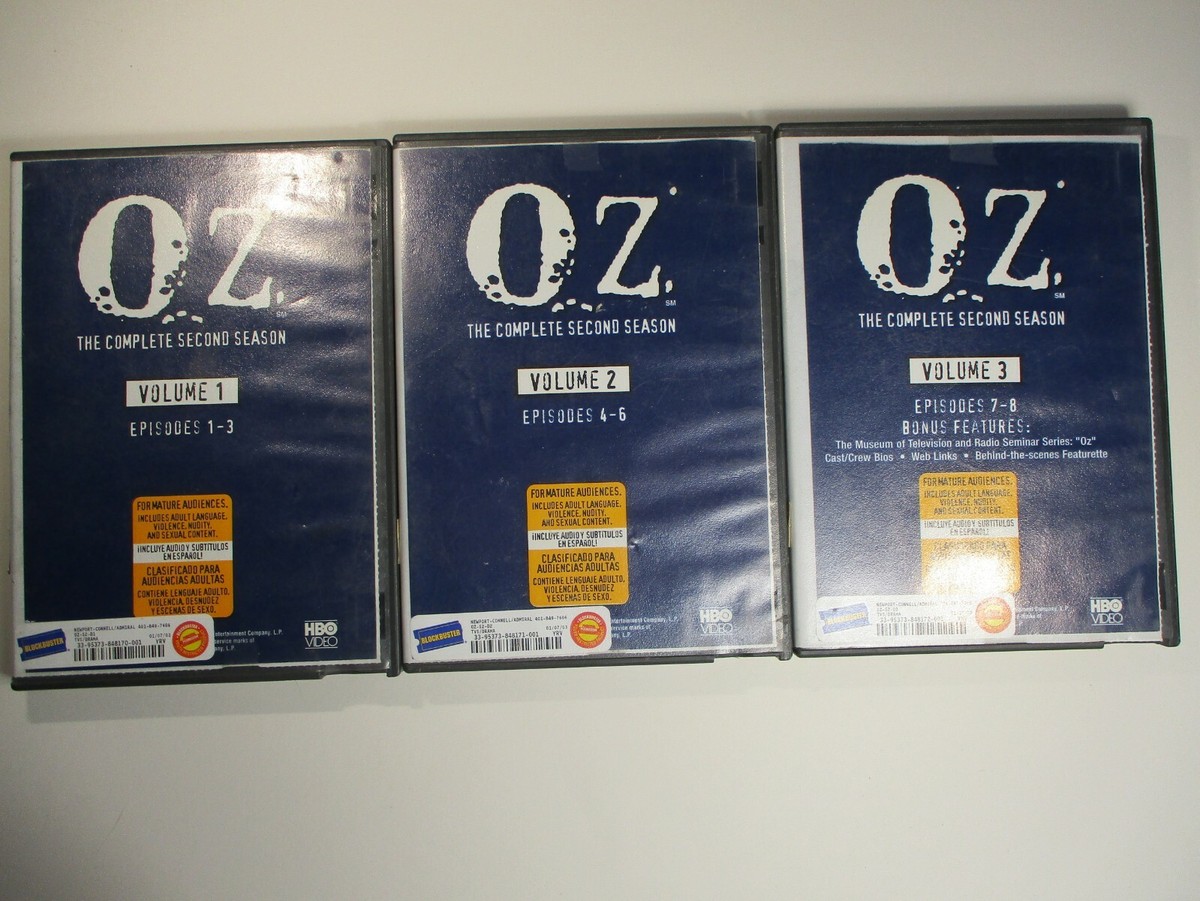 OZ THE COMPLETE SECOND SEASON VOL. 1,2,3 DVD | eBay