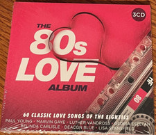 VARIOUS ARTISTS "THE 80S LOVE ALBUM" BRAND NEW ORIGINAL 2017 UK 3CD ALBUM IMPORT