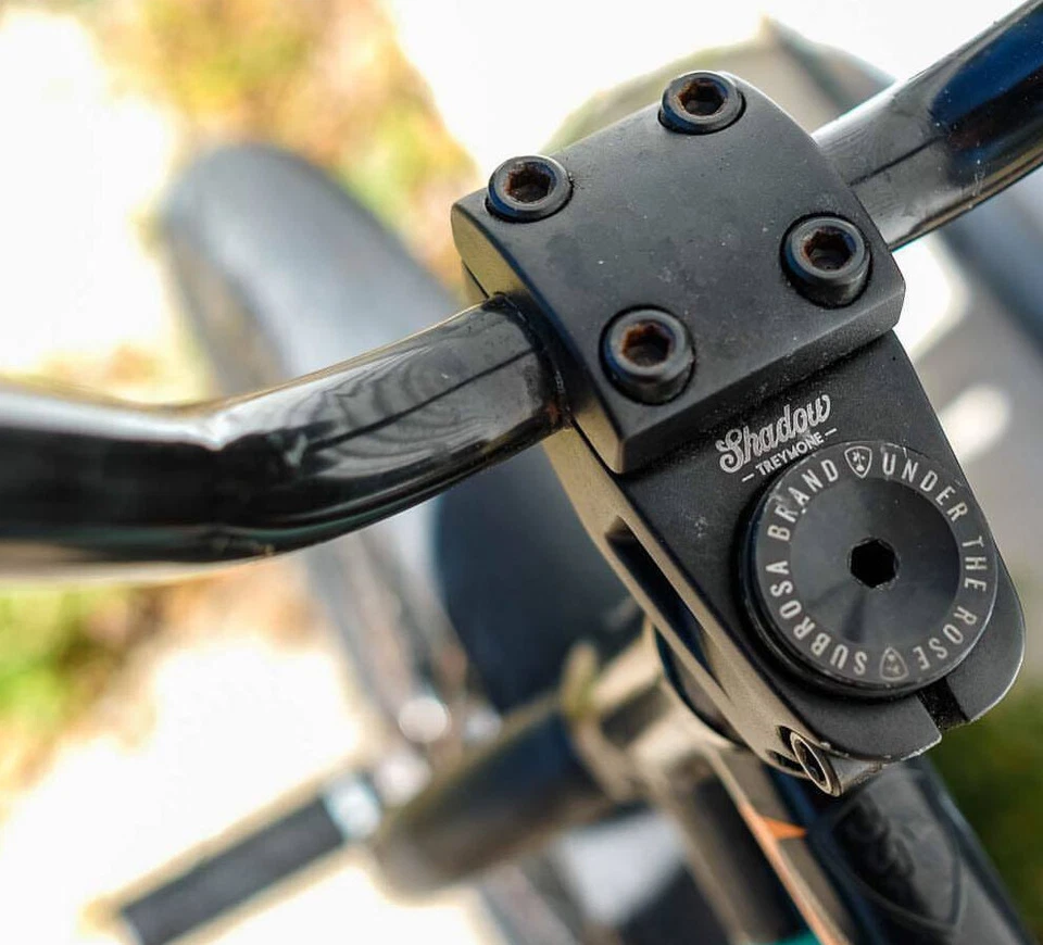 SHADOW CONSPIRACY TREYMONE TOP LOAD BMX STEM CULT HARO GT RANT SUBROSA BLACK NEW - Image 3 of 4
