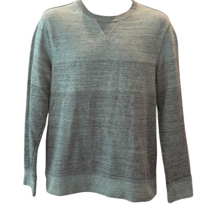 Marc Anthony Luxury Crewneck Sweatshirt Pullover Gray Heathered Men s Size M