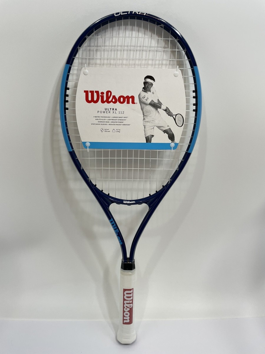 Wilson Ultra Power XL 112 Adult Tennis Racket, Grip Size 3/8”