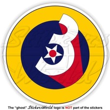 United States USAF 3rd AF USAFE, USAAF Third Air Force Emblem WWII 80mm Sticker