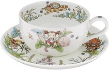 Bol à thé et soucoupe au lait Noritake My Neighbor Totoro 4660 Hirugao T97285...