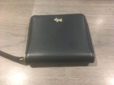 Radley Blue Leather Purse Wallet NEW with tags