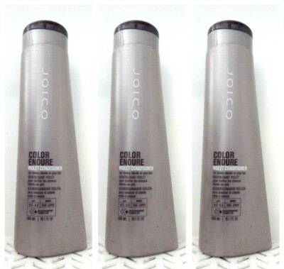 3 Joico COLOR ENDURE VIOLET CONDITIONER Tones Blonde Hair 10.1 oz Each (958)