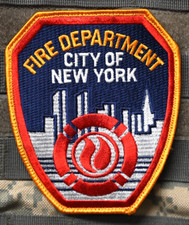 Stadt Of New York Erste Responder Abzeichen Vêlkrö B-Patch: Feuerwehr