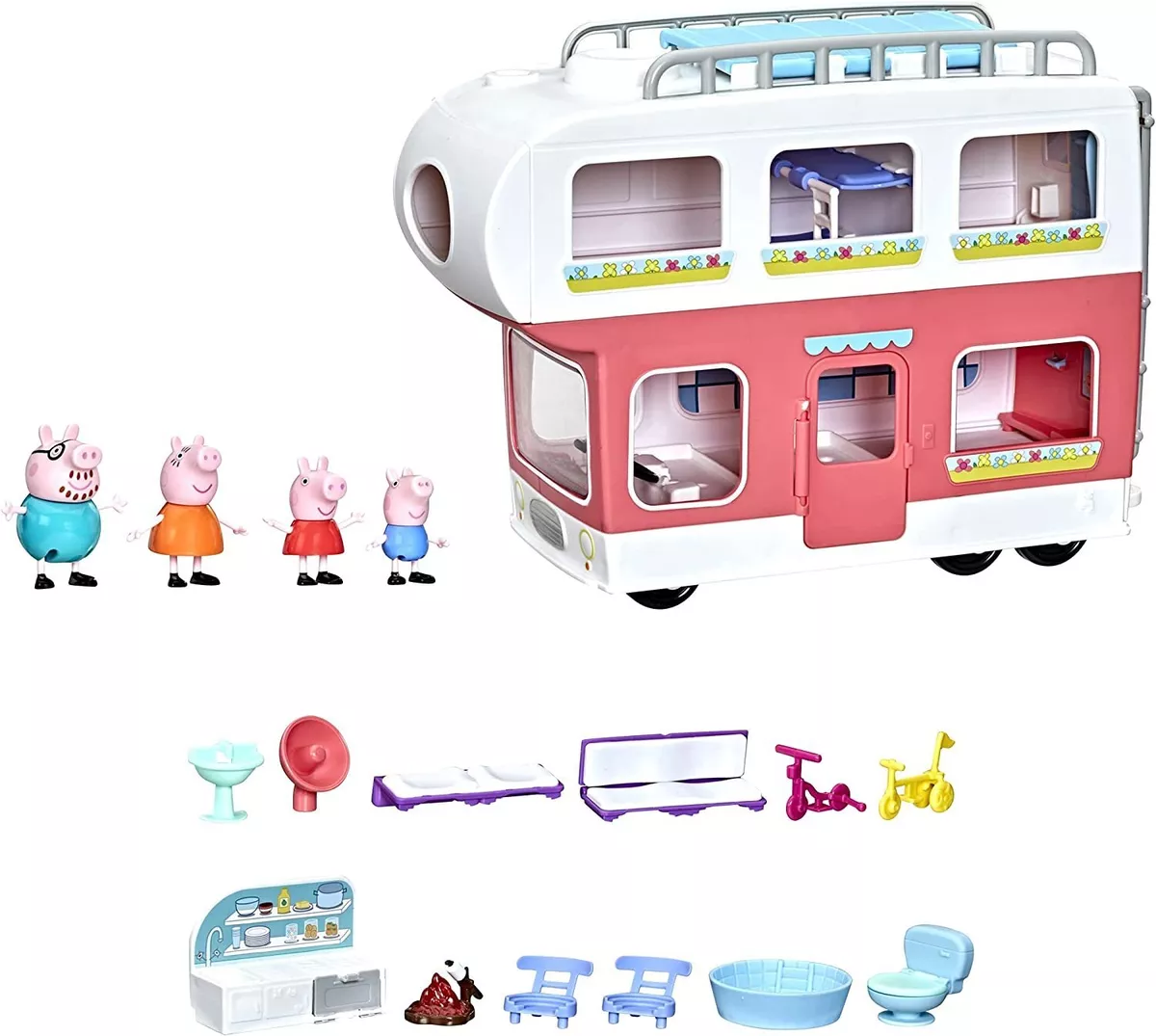 Peppa Pig Peppa's Adventures Peppa's Family House Playset Preschool, Ages 3  and Up 