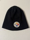 Reebok NFL Pittsburgh Steelers Classic Black Yellow Logo Beanie Hat Knit Cap