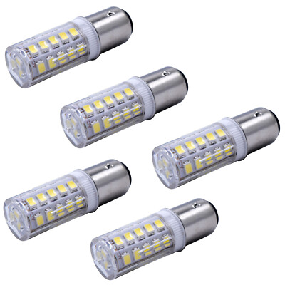 5-Pack HQRP 1157 BAY15d 33-SMD 2835 LED Boot Marine Licht Birne Weiß