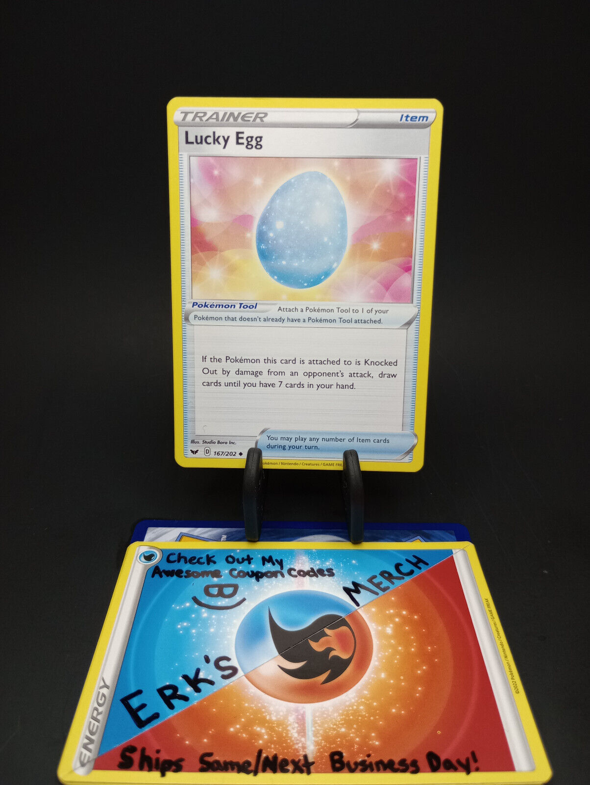 Lucky Egg 167/202 Sword & Shield Base Set Regular Uncommon Pokemon Card
