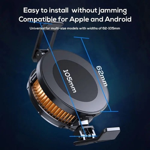 Powerful Magnetic Silent Cooler Fan for Mobiles and Tablets with RBG Light - 第 4/12 張圖片
