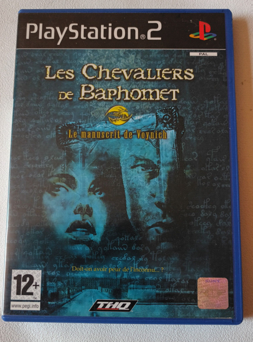 Jeu PS2 : Les Chevaliers De Baphomet - Le Manuscrit De Voynich (PAL, Bon état)