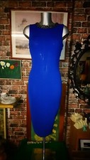 Tokyo Doll Body Con Blue Dress Size Uk10