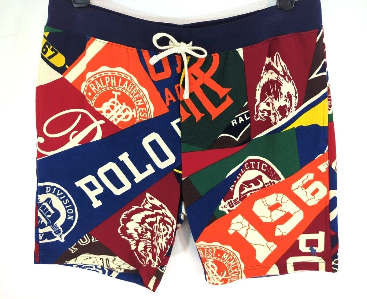 Polo cotton clearance blend fleece shorts