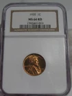 BU RED GEM 1935 Lincoln Wheat Penny NGC MS66 RD.  #24