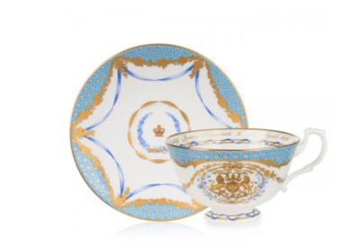 Royal Collection Trust Teetasse Untertasse Queen Elizabeth II Jubiläum 90. Geburtstag.