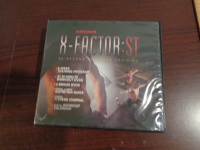 Weider X Factor ST Complete 12 DVDs Workout Program Complete 