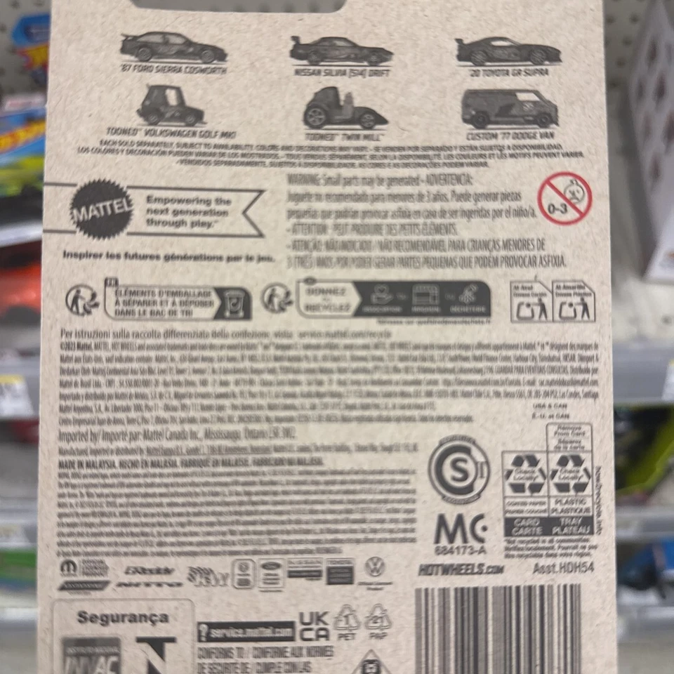 Ford Sierra Co 2024 56 aniversario perla y cromo #1 87 Hot Wheels - villancico Foto 2 de 2