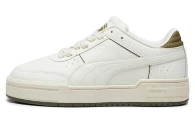 PUMA CA Pro Sport Warm White Dark Olive - 393282-02 Shoes