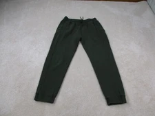 BYLT Pants Mens Medium Green Jogger Sweat Pants Tapered Casual Gym Adult 28x26
