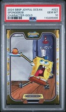 2024 WONDERCARD SPONGEBOB SQUAREPANTS TREASURE SERIES-GOLD CHARACTER 22 SPONGEBO