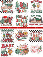 12 Retro Christmas Card Toppers Collage Supplies For Scrapbook Junk Journal