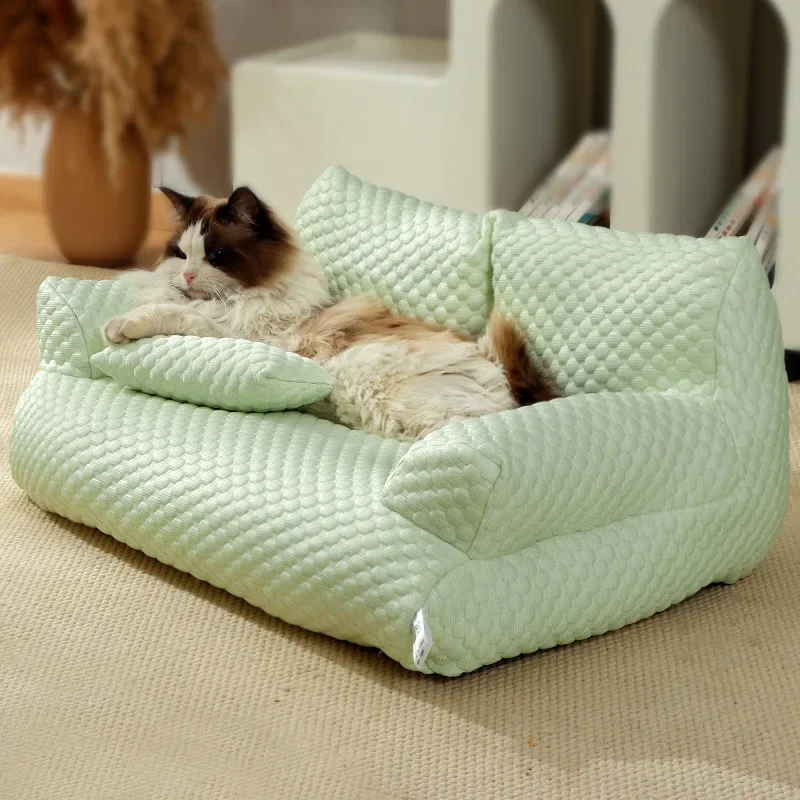 Premium Waterproof Pet Sofa Bed Removable & Washable for Cats and