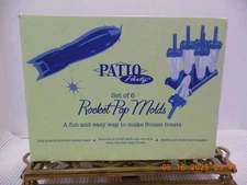 Patio Party  Rocket Ice Pop / Popsicle Mold - Set of 6