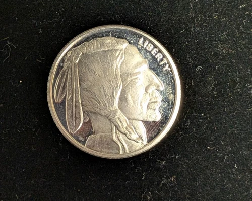 1/4 oz Buffalo Silver Round - A385