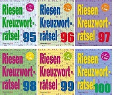 Riesen-Kreuzworträtsel - zur Auswahl