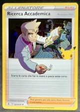 POKEMON ALLENATORE RICERCA ACCADEMICA HOLO 023/025 25th CELEBRATIONS ITALIANO!
