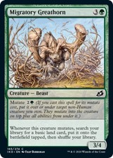 x4 Migratory Greathorn - Ikoria: Lair of Behemoths - NM - MTG