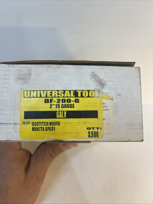 NEW Galvanized 15 Gauge 2  Bostitch N60fN Angled Finish Nails #HP - BF 200G