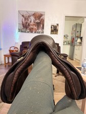 Jeffries 17” Hunter Brown Saddle in good condition