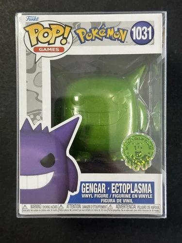 1/1 Limited Edition Pokemon Gengar Ectoplasma Gold Panda Club Funko Pop #1031