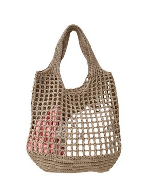 ENBEI Women Foldable Beach Tote, Washable Lightweight Beach Bag, Eco-Friendly...