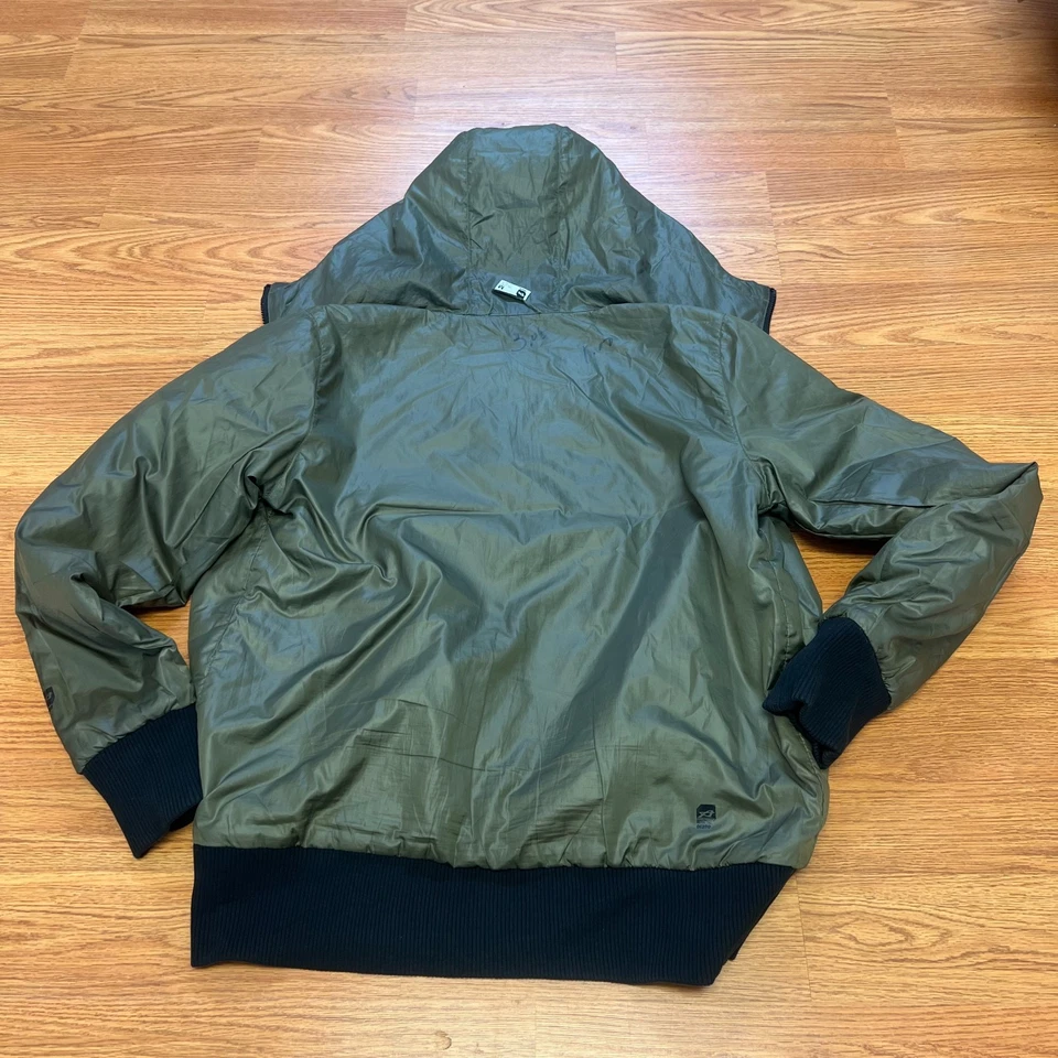 Orage Men’s Ski Jacket, Snowboarding Coat M Reversible Black & Green Waterproof - Image 4 of 4